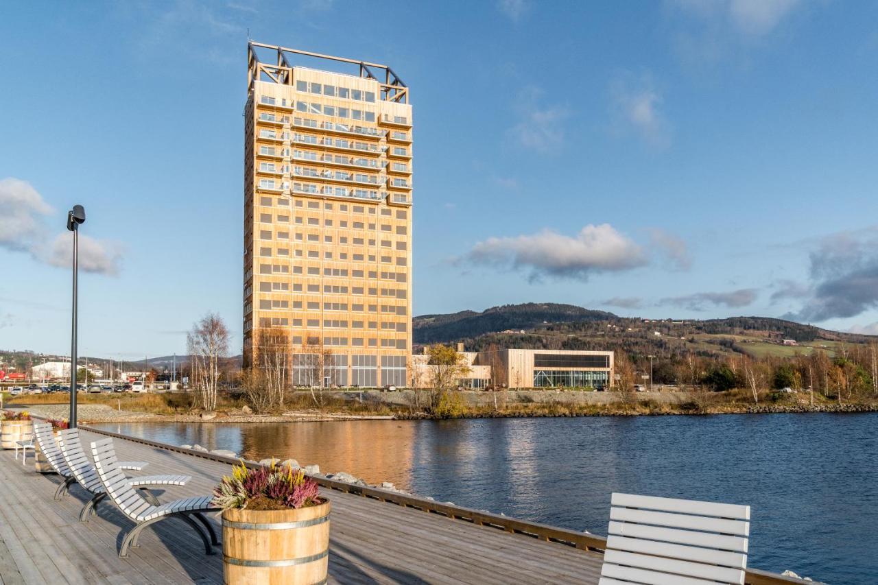 Mjos Tower Apartment - Lovely City View Sjusjøen المظهر الخارجي الصورة