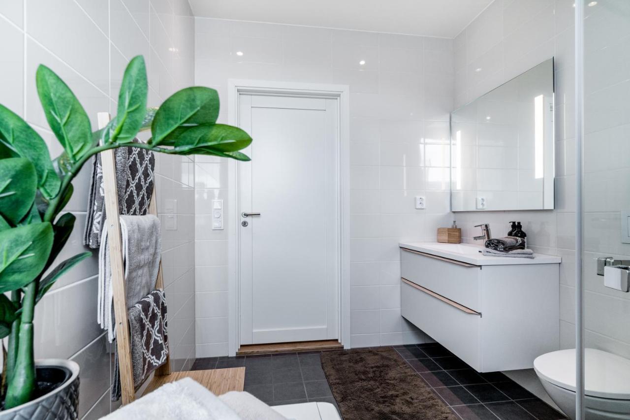 Mjos Tower Apartment - Lovely City View Sjusjøen المظهر الخارجي الصورة