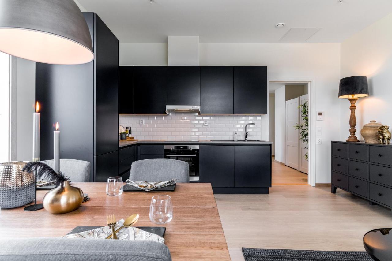 Mjos Tower Apartment - Lovely City View Sjusjøen المظهر الخارجي الصورة